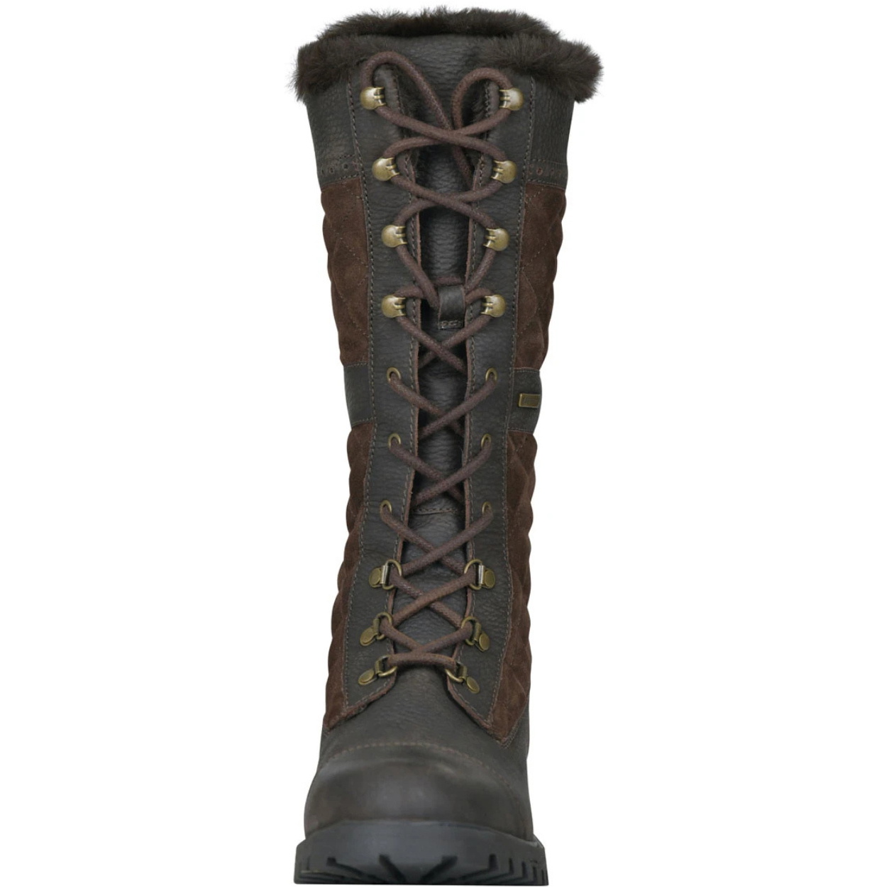 2026 Dublin Femmes Yukon Bottes En Patchwork 1029965 - Chocolate